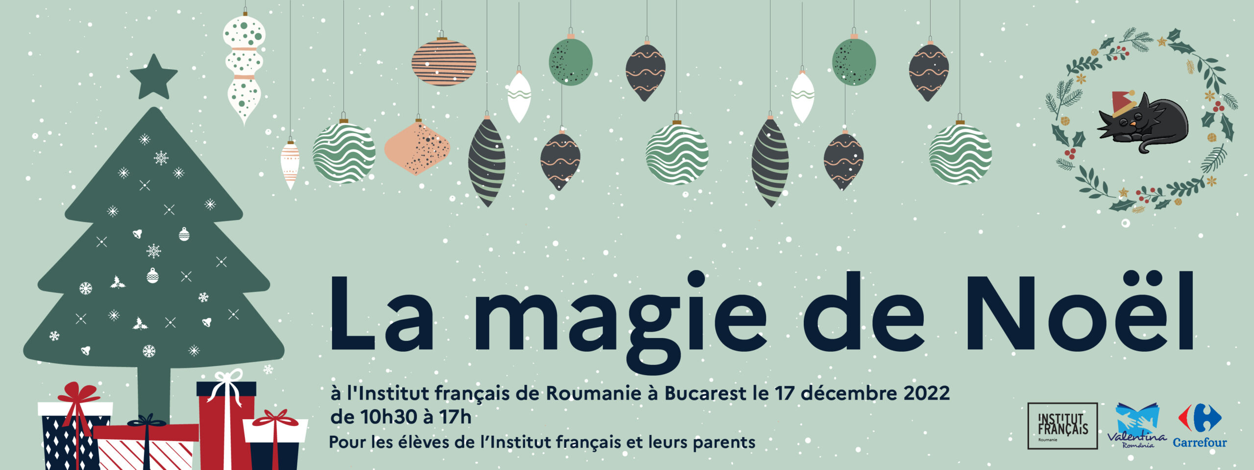 La magie de Noël 🎅 à l'Institut français de Roumanie à Bucarest
