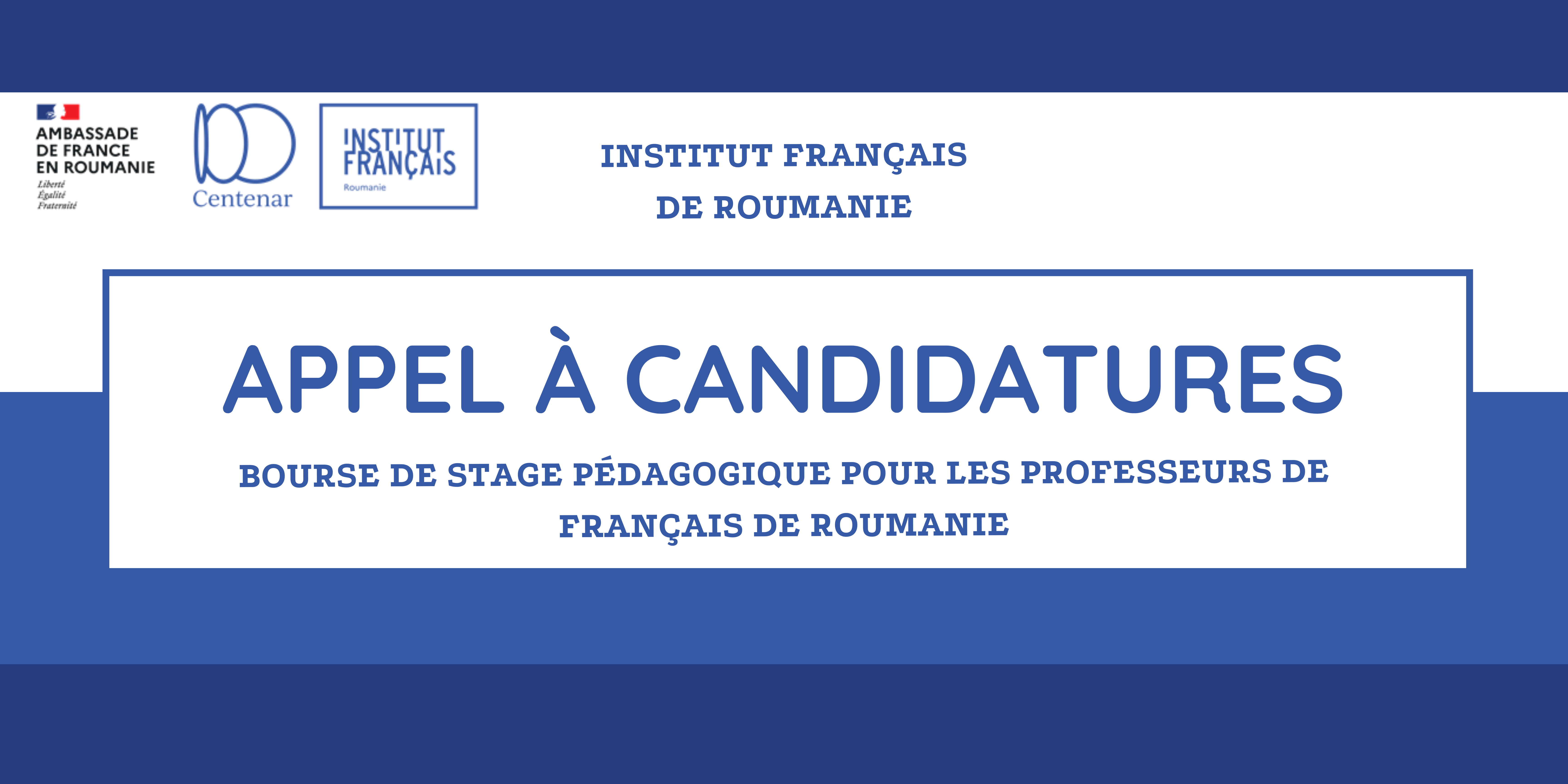 Appel à Candidatures : Bourses De Stage Pédagogique (profs ...